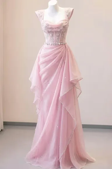 Cowl Drapped Maxi